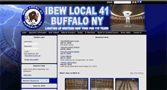 Desktop Screenshot of ibewlocal41.com